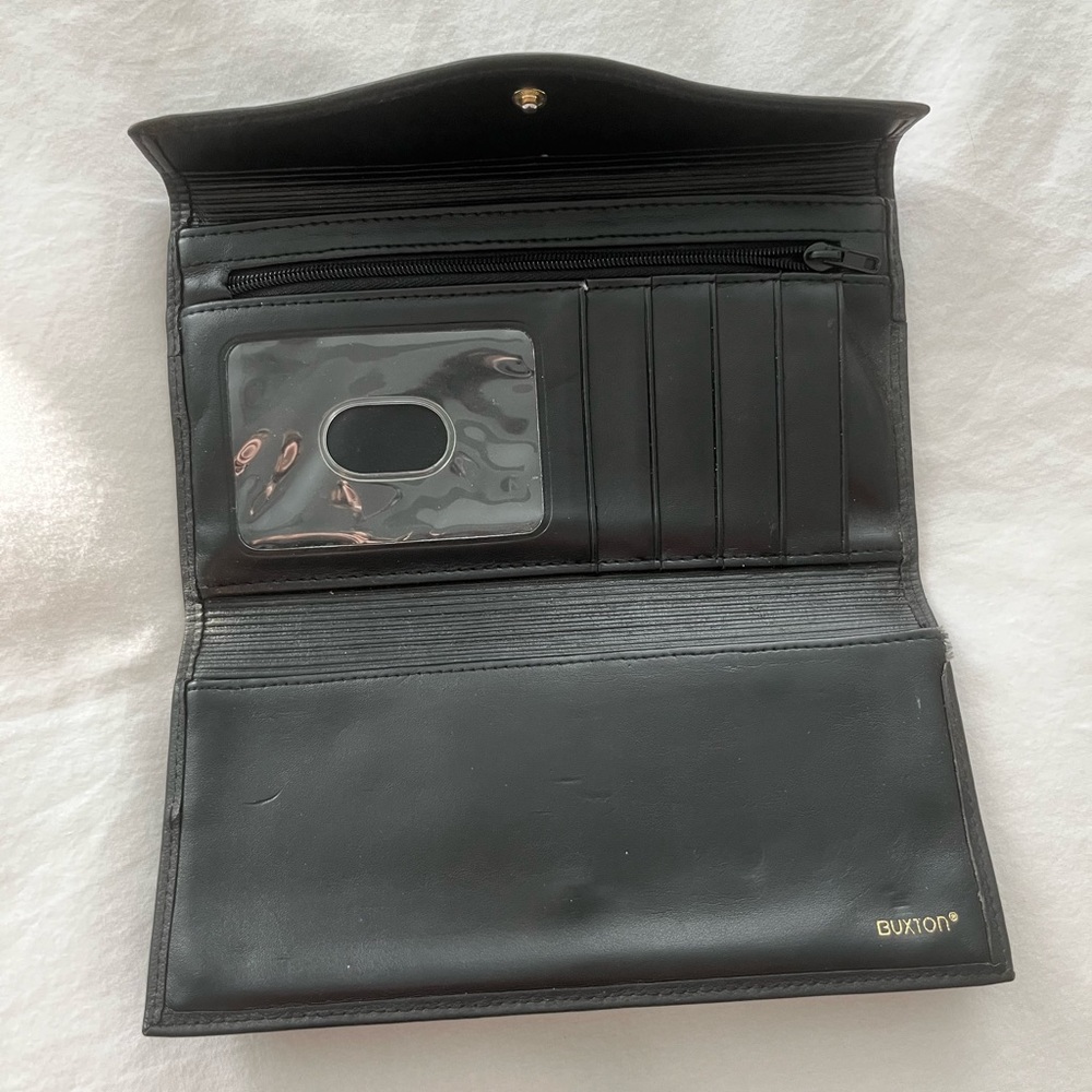 Buxton black cowhide wallet - Picture 4 of 5